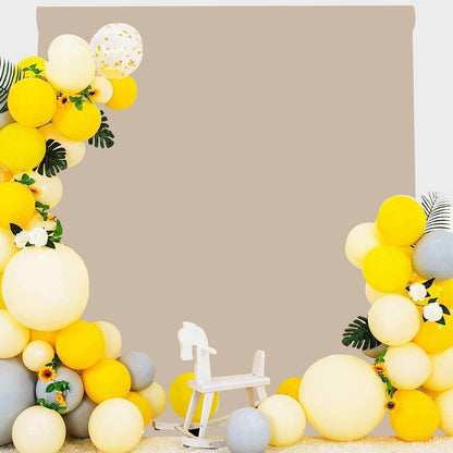 Beige Photo Backdrop for Photoshoot Beige Background for Photography Photo Backdrop Curtain for Party 10 x 10 FT