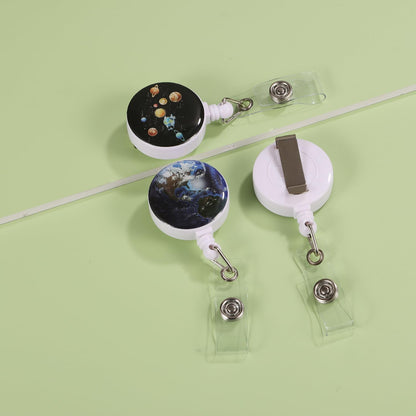 16pcs Badge Reels Retractable Badge Holders,Id Badge Holders Retractable with Clip,Cute Badge Reel for Men,Women,Girls 08