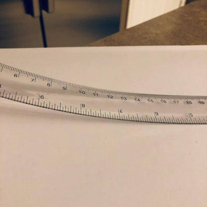 KEILEOHO 200 Pack 12 Inch Clear Plastic Ruler, Bulk Standard/Metric Straight Rulers, Transparent Rulers Measuring Tool for Classroom, Home, Office, Craft Room