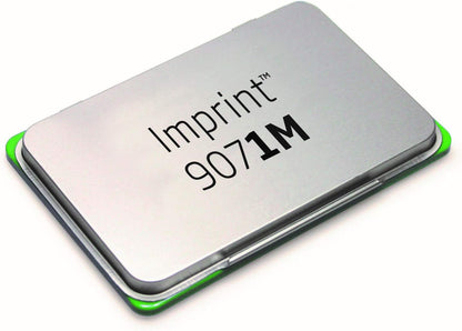 Trodat Imprint 9071M Metal Stamp Pad, 2" x 3-1/2", Green