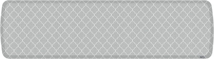 GelPro Elite Premier Anti-Fatigue Kitchen Comfort Floor Mat, 20x72, Trellis Grey Haze Stain Resistant Surface with Therapeutic Gel and Energy-Return Foam for Health & Wellness