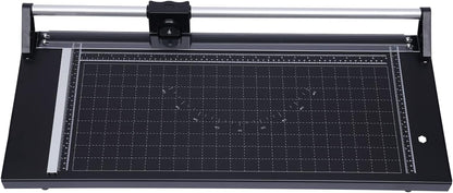 24Inch Rotary Trimmer Paper Cutter,Manual Precision Paper Cutters Trimmers Photo Paper Cutter with Automatic Paper Weighting,Self-Sharpening for Craft Paper, Card Stock and Office Paper