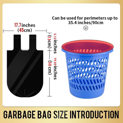 Handle Trash Bags 4 Gallon 100 Counts Small Garbage Bags for Office,Kitchen,Bedroom Waste Bin, Rubbish,Trash Can Liner