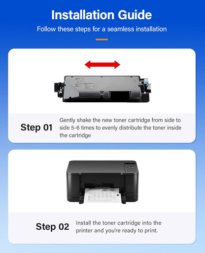 TK-5152 TK5152 Toner Cartridges 4Pack High Yield Replacement for TK-5152K TK-5152C TK-5152M TK-5152Y Compatible with Kyocera ECOSYS M6035cidn M6535cidn P6035cdn Laser Printer Black Cyan Magenta Yellow