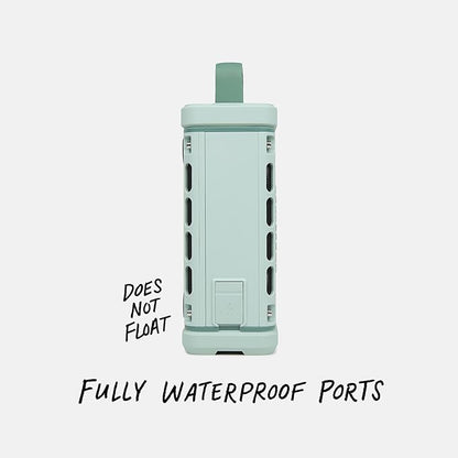 Turtlebox Ranger: Loud! Outdoor Portable Bluetooth 5.4 Speaker | Rugged, Waterproof, Ultra-Portable | Plays to 105db, Deep Bass, Shockproof, Unlimited Pairing for Full Stereo Experience, River Rock