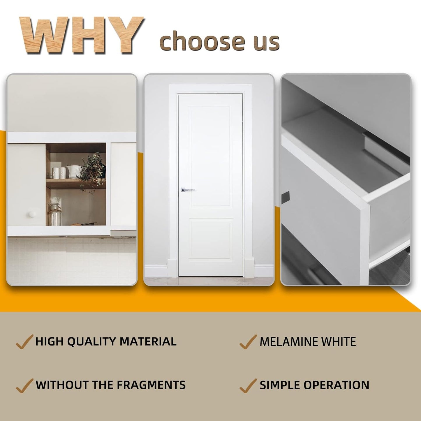 GSCIT Club White Melamine Edge Banding, 1 inch x 500ft Edge Banding with Hot Melt Adhesive Preglued Cabinet Edge Banding Flexible White Veneer Edging for Plywood