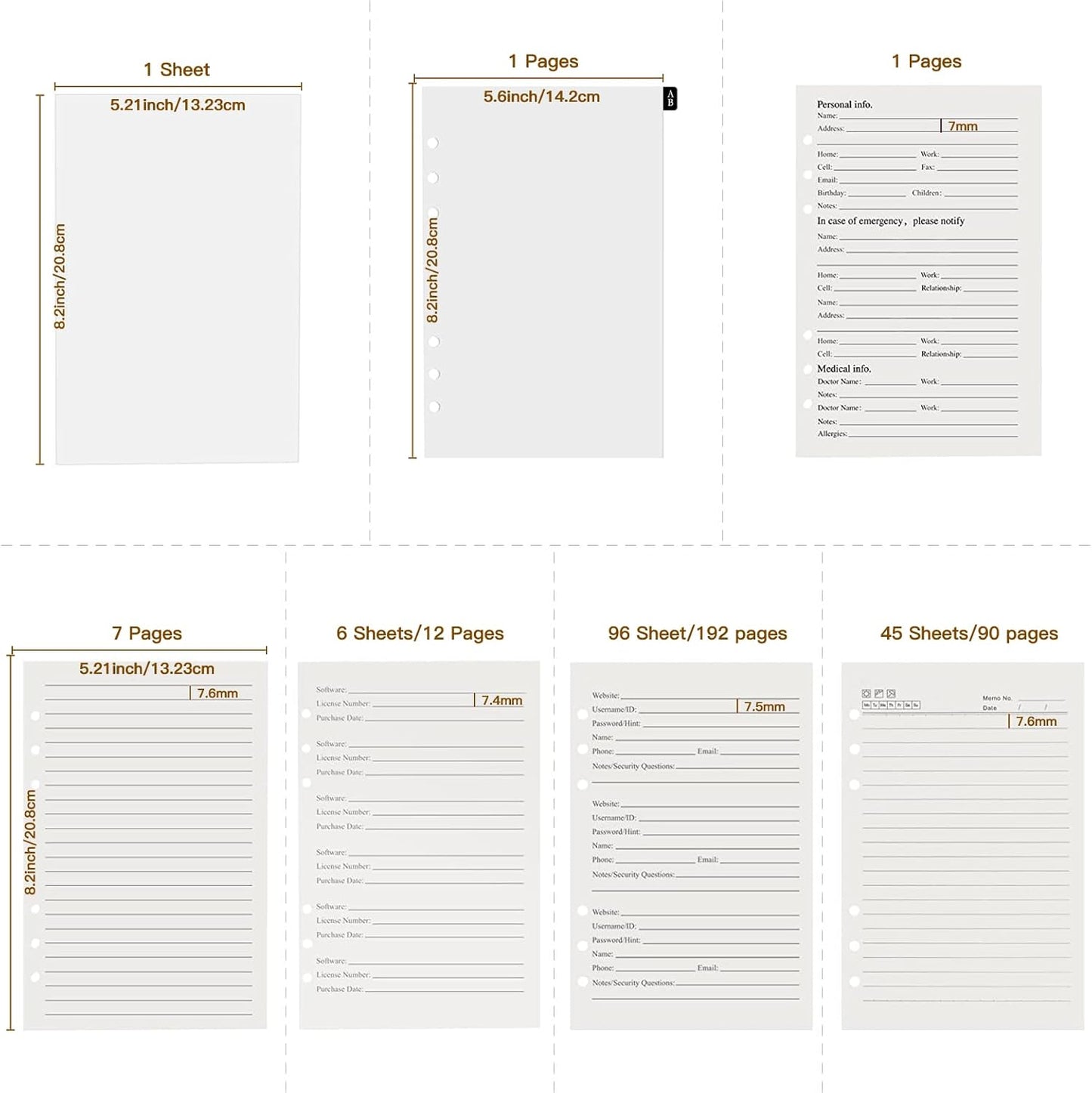 BTSFTOGET Lockable Password Book with Alphabetical Tabs, 302 Pages Vintage Black PU Hardcover Internet Address & Password Organizer Logbook, A5 Refillable Pages Large Print 576 Entries, for Seniors