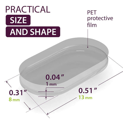 Gel Adhesive Dots 200PCs - Sticky Dots Clear Double Sided Removable - Sticky Tack for Collectibles & Figurines, Home Decor, Arts & Crafts - Clear Sticky Gel