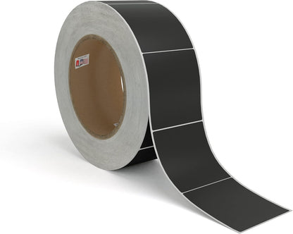 Kenco Color Coding 3 X 5 Rectangle Labels, Inventory Control Stickers 500 Labels Per Roll, Made in The USA (Black)