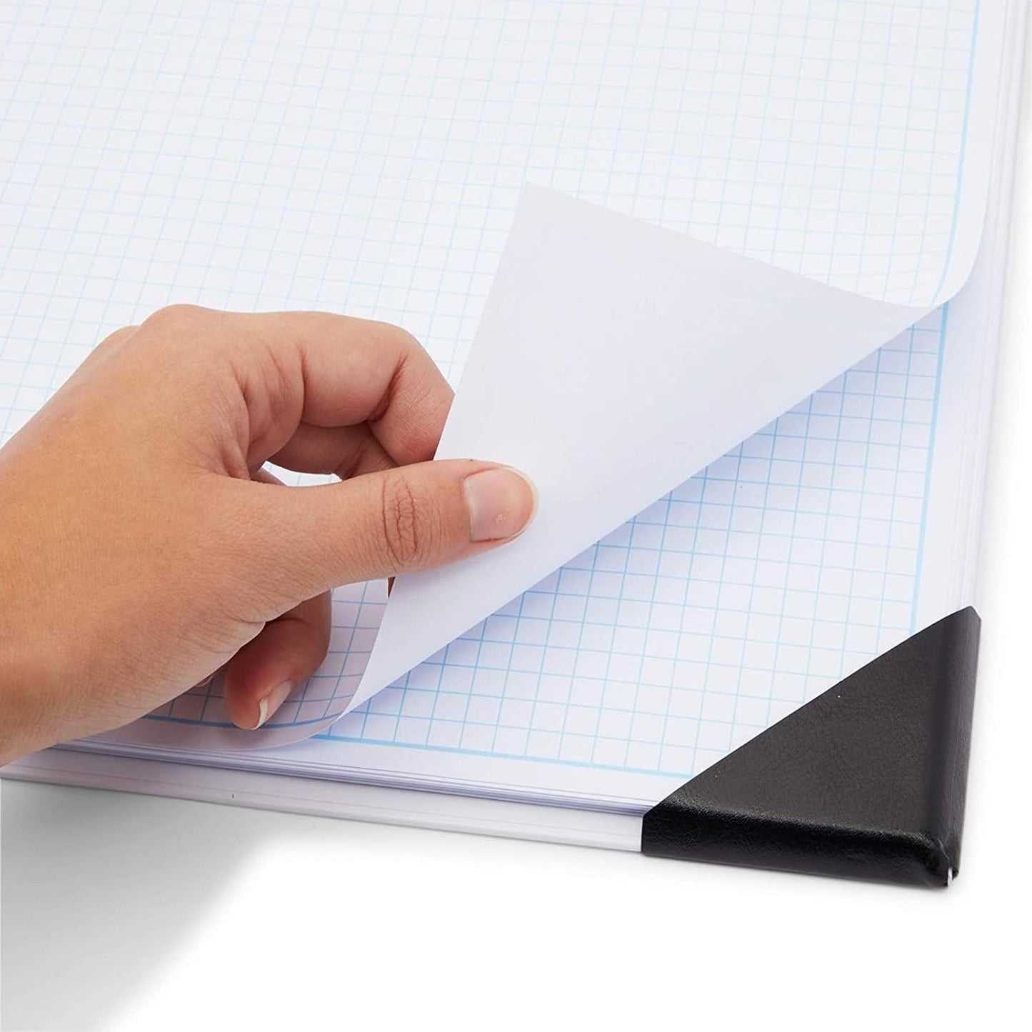 Stockroom Plus Desk Blotter Graph Paper Pad - 17 x 12 in, 50-Sheet White Refillable Desk Pad Mat - Large Notepad for Sketching, Notes & Doodles