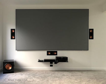 Elite Screens Aeon CineGrey 3D, 120" Fixed Frame CLR/ALR Projector Screen 16:9, Standard Throw Projection, Edge Free Ceiling & Ambient Light Rejecting, Wall-Mounted, for Movie Home Theater, AR120DHD3