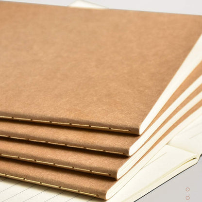 Large College Ruled Notebook Journals Bulk with Thick Lined Paper, 60 Pages, 8.5x11 inch, Composition Diary Subject Notebooks Planner for Travelers Students Office, Kraft Journal Set, 12 Pack