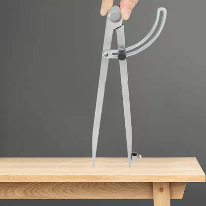 24 inch Compass for Geometry, Compass for Woodworking, Precision Woodworking Compass with Wing Divider and Pencil Holder, Large Compass for Geometry, Woodworking Compass, Drafting, Drawing Compass