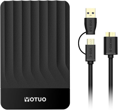Portable External Hard Drive Storage Expansion Mobile HDD USB 3.0 for PC, Mac, Desktop, Laptop, PS4, PS5, Xbox One X/S, Xbox 360, Xbox Series X/S, Office & Game (Black, 750GB)