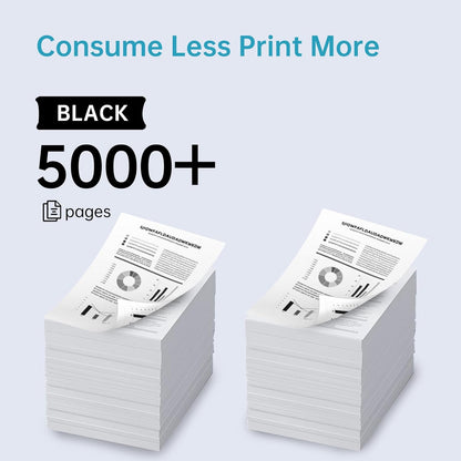 936e Black Ink Cartridge (with Chip) Replacement for HP 936e 936 Compatible with HP OfficeJet Pro 9125e 9135e 9128e 9122e 9110b 9130b 9730e 9730 Printers (2Black)