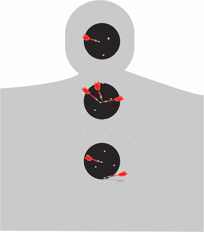 PARLAIM 3 Inch Round Color-Code Dot Stickers, 500 Color Coding Circle Labels per Roll Dispenser Box for Inventory, Black