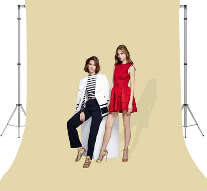 Tan Photo Backdrop for Photoshoot Tan Background for Photography Photo Backdrop Curtain for Party 8x10 FT