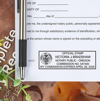 Ohio Rectangular Notary Stamp | Official State Notary Stamp | Official Seals | Meets State Specifications (Ohio, Rectangular Stamp)