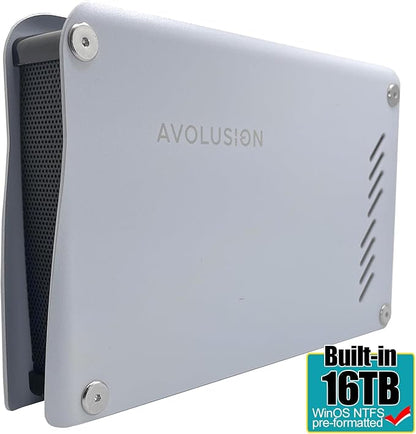 Avolusion M5 Series 16TB USB 3.0 External Hard Drive for WindowsOS Desktop PC/Laptop