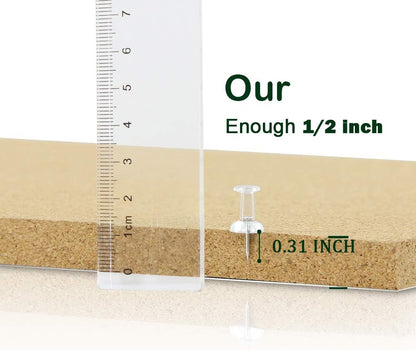 Cork Board Tiles 12"x12" - 1/2" Thick 5 Pack Cork Board Square Bulletin Boards Self Adhesive Corkboards for Walls Pin Boards Corkboards for Office Home School Decor