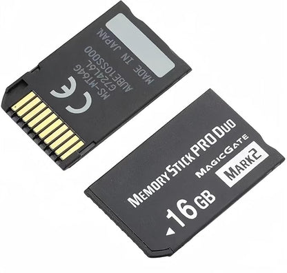 MS 16GB (MARK2) Original Memory Stick Pro Duo High Speed 16gb PSP Camera Memory Cards
