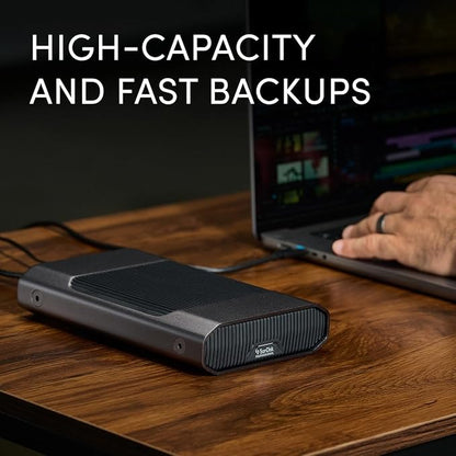 SanDisk Professional 18TB G-Drive Enterprise-Class External Desktop Hard Drive - 7200RPM Ultrastar HDD Inside, USB-C (10Gbps), USB 3.2 Gen 2, Mac Ready - SDPHF1A-018T-NBAAD