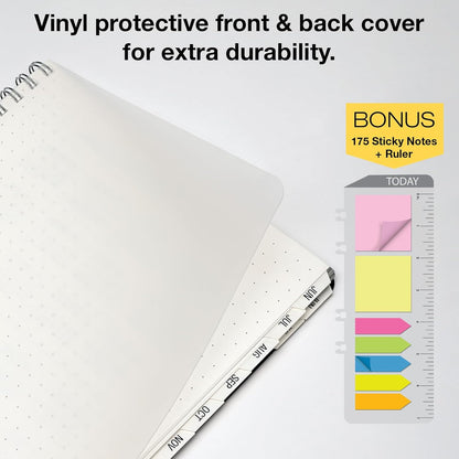 Global Printed Products Essential 8.5"x11" Monthly & Weekly 2025-2026 Planner - (8.5" x 11" - June 2025 Through July 2026)