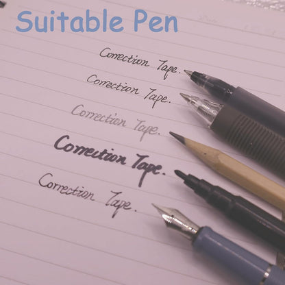 20 Pcs 39.4 Ft Clear Correction Tape, White Wrong Out Tape Roller Bulk for Noting, Teacher Supplies, School, Office