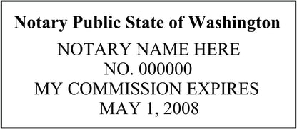 Notary Stamp Seal Ink Personalized Self Inking Stamp Custom Stamp Rubber Stamp Trodat 4913 Self Ink Notary Stamp - 7/8" x 2-3/8" Impression Area - Manufacturer Certificate Required