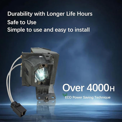 NP36LP Replacement Projector Lamp Bulb Compatible with OPTOMA S310X W312 X312 NEC V302X H5380BD P1283 P1383W X113PH NP-V302W NP-V302X H6519ABD ACER P1283 P1383W Projectors, with Housing