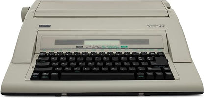 Nakajima WPT-160 Electronic Portable Typewriter with Correct Film Ribbon (2 Items)