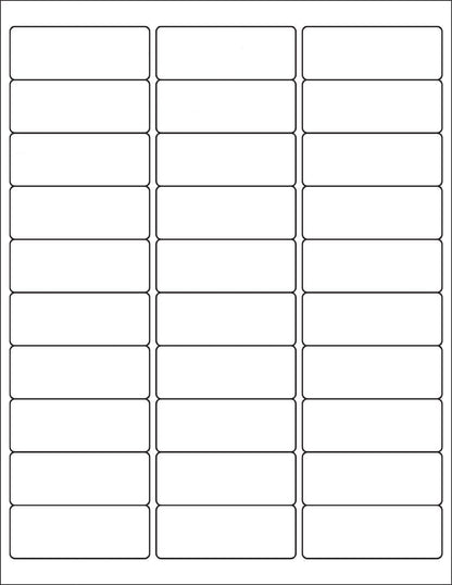 BESTEASY 30-up 4000 Sheets 1" X 2-5/8" Address Shipping Labels for Laser and Inkjet Printers, FBA Product Labels (120000 Labels)