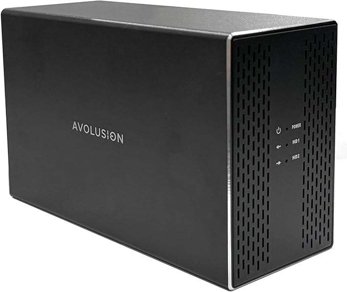 Avolusion PRO-T2 Series 24TB (12TB x2) Dual Bay USB 3.0 External Hard Drive (JBOD, RAID0, RAID1, Big) for Desktop PC / Laptop (Windows OS) (Renewed)