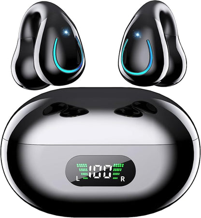 AI Translation Earbuds Real Time 146 Languages 60H Playtime Translator Ear Buds Audifonos Traductores Inglés Español Wireless Earphones Bluetooth Headphones for Travel Business Meeting