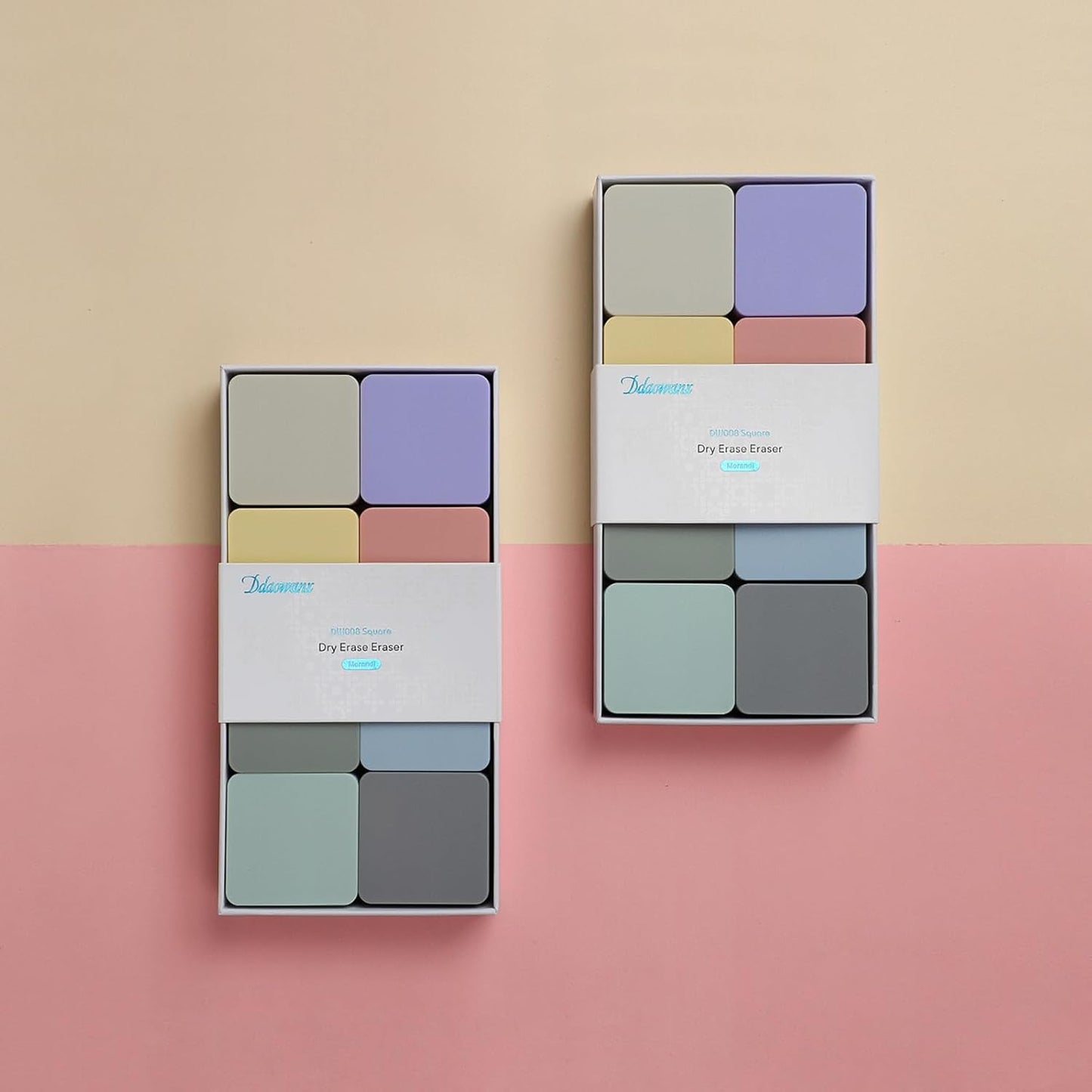 Ddaowanx Dry Erase Erasers, 16 Pack Magnetic Whiteboard Eraser Classroom Must Haves for Teachers, School Supplies (16 Pack/ 8 Color)