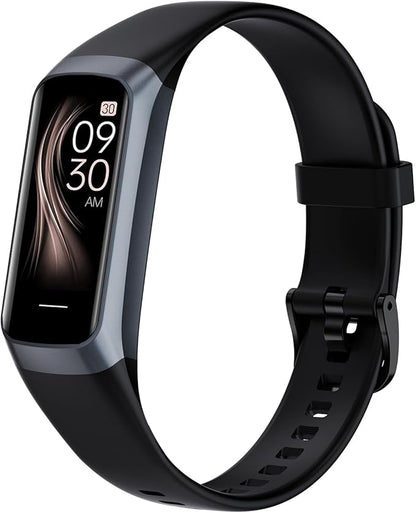Fitness Tracker with 24/7 Heart Rate Blood Oxygen Sleep Monitor,Activity Tracker with 1.1" AMOLED Touch Color Screen, Multiple Sport Modes Step Counter,IP68 Waterproof for Women Men