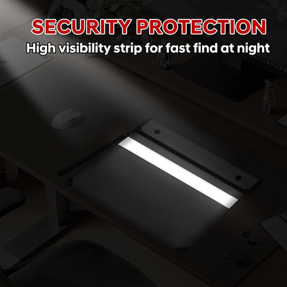 Fireproof Money Bag for Cash,Fireproof Document Bag 5200°F Heat Insulated,Safe Fireproof Storage Pouch with Zipper,8 Layers of Heat Insulated Materials,11 x 7.7 inch(Silvery)