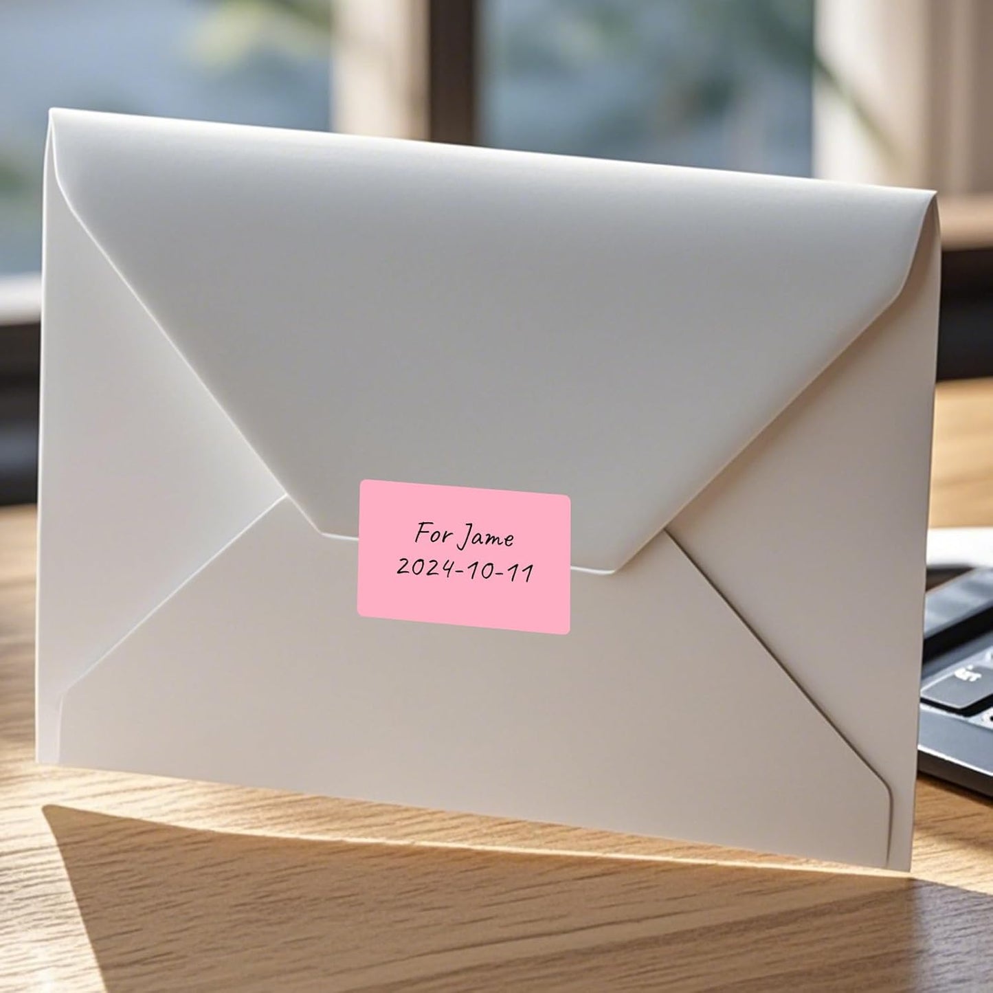 Color Coding Stickers Rectangle 3×2 Inch Vinyl Pink Sticker Removable Waterproof Writable File Folder Moving Labels for Boxes Home Office Marking 40 PCS