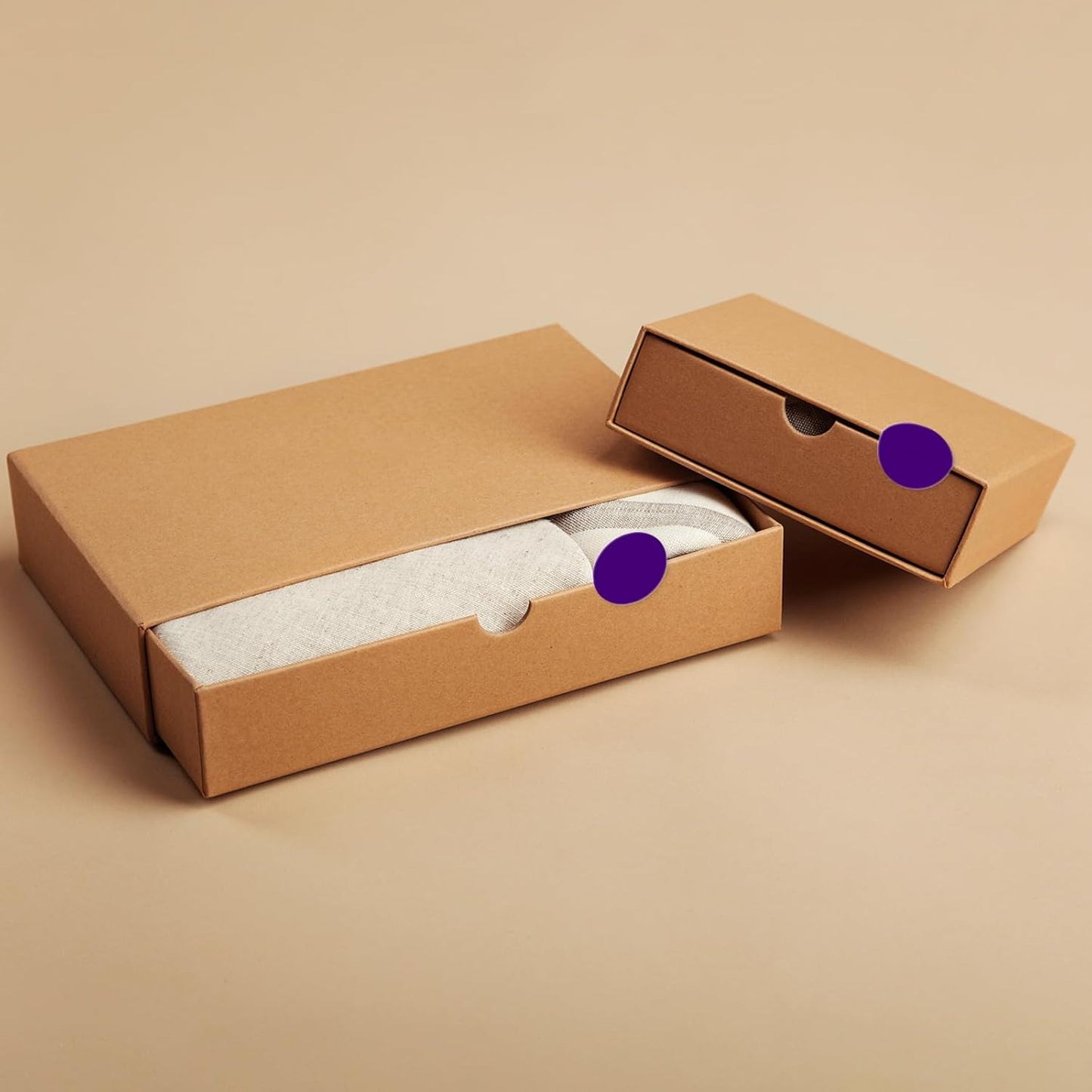 Purple Dot Stickers 2 Inches Round Sticker, Circle Colored Labels Color Coding Labels for Office Classroom Toddlers Activity 80 Pieces