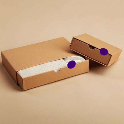 Purple Dot Stickers 2 Inches Round Sticker, Circle Colored Labels Color Coding Labels for Office Classroom Toddlers Activity 80 Pieces