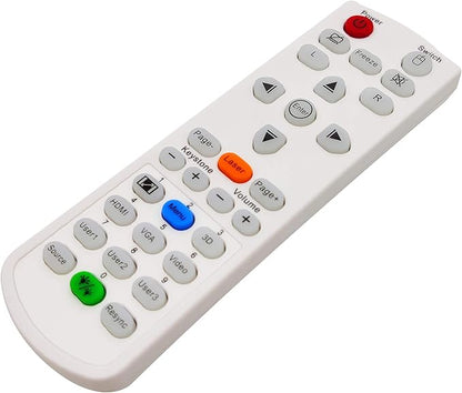 J8947-0384-00 Projector Remote Control for Optoma BR311, BR324, BR327, BR332, DAEWSGG, DAEXSGS, DS331, DS343, DW343, DX343, H181X, S310, S311, S313, W311, W313, X310, X313
