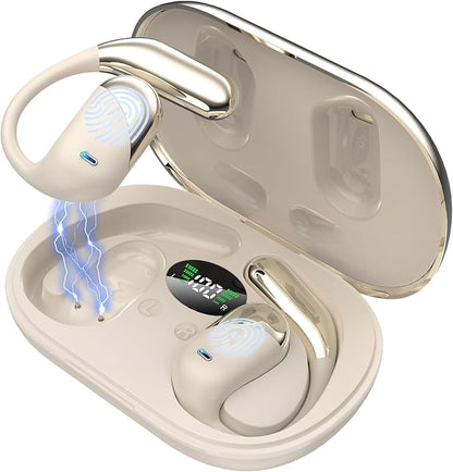 AI Translation Earbuds Real Time - Audifonos Traductores Inglés Español, 3-in-1 Translator Device, Supports 144 Languages & Accents, Open Ear Earbuds with Charging Case