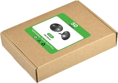 uxcell Upholstery Tacks Nail Pins Furniture, 100Pcs 19x16mm Thumb Tack Pins Assortment Kit Carbon Steel for Home Sofa DIY Decorative Nail Heads Nails, Black