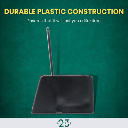 Always23 Business Card Holder for Desk, Black Business Card Holder Display Stand, Plastic, 3 3/4" x 1 13/16" x 1 3/8" - 6 Pack