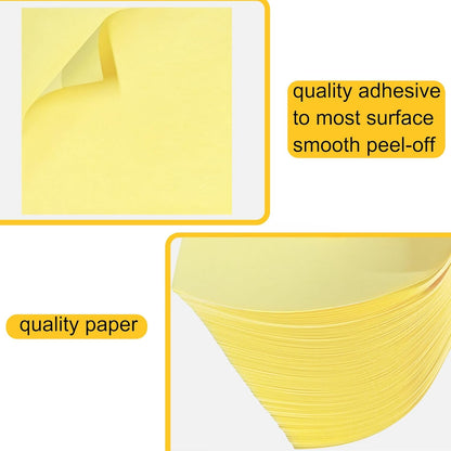 48 Pack 2400 Sheets Sticky Notes 3x3 Inches Bulk Colored Posted Notes Yellow Notes Stickies Note Pads for Office, School, and Home Supplies, 50 Sheets/pad