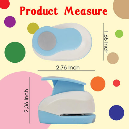 Circle Hole Punch for Craft Sizeout 1inch, Paper Punch Shapes, Craft Lever Punch Handmade Paper, Tool Circle Punch for Scrapbook, Festival Cards, DIY Arts