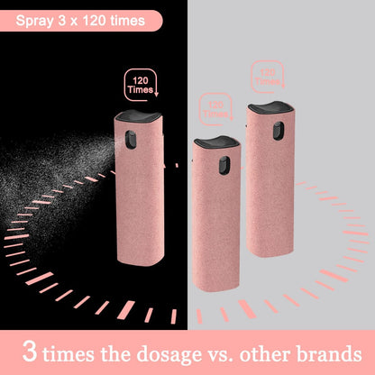 walrfid 3 Pack Screen Cleaner, Car Screen Cleaner Spray and Wipe, Computer Laptop Cleaning Kit for Electronic iPad, iPhone, Cellphone, Monitor, MacBook, Car Display, Tablet, TV Flat Screens, Pink