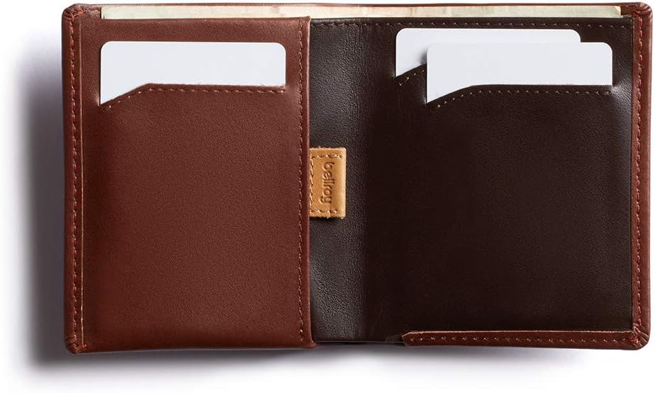 Bellroy Note Wallet (Slim Leather Bifold Design, RFID Blocking, Holds 4-11 Cards, Coin Pouch, Flat Note Section)