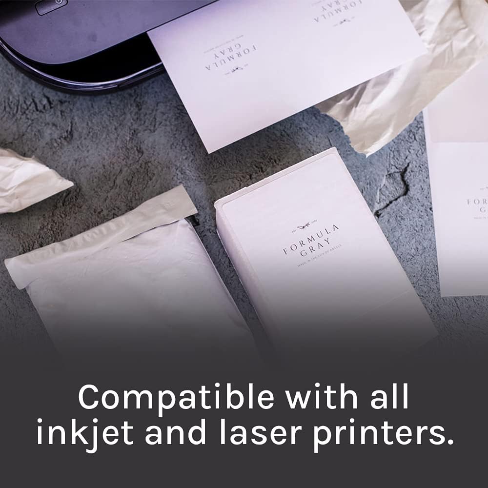 Premium Label Supply White Sticker Shipping Labels – 4" x 5" – Laser/Inkjet Compatible – (4 per Sheet), 500 Sheets - 2,000 Total Adhesive Labels