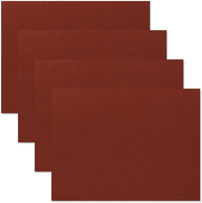 Plain Burgundy Certificate Folders - Pack of 25, Linen Cover 80 lb. Stock, Folded, Die-Cut Corners, for Office, Business Awards, Graduation, School Diploma Holder, 9-1/2"" x 12""